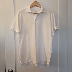 J. crew classic polo, white (M Tall)